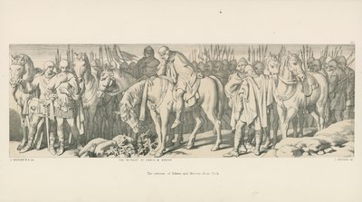 The Retreat of Edwin and Morcar from York by Daniel Maclise
